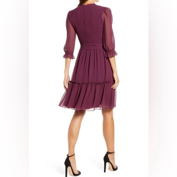 Rachel Parcell Smocked Ruffle Dress large - Picture 5 of 12